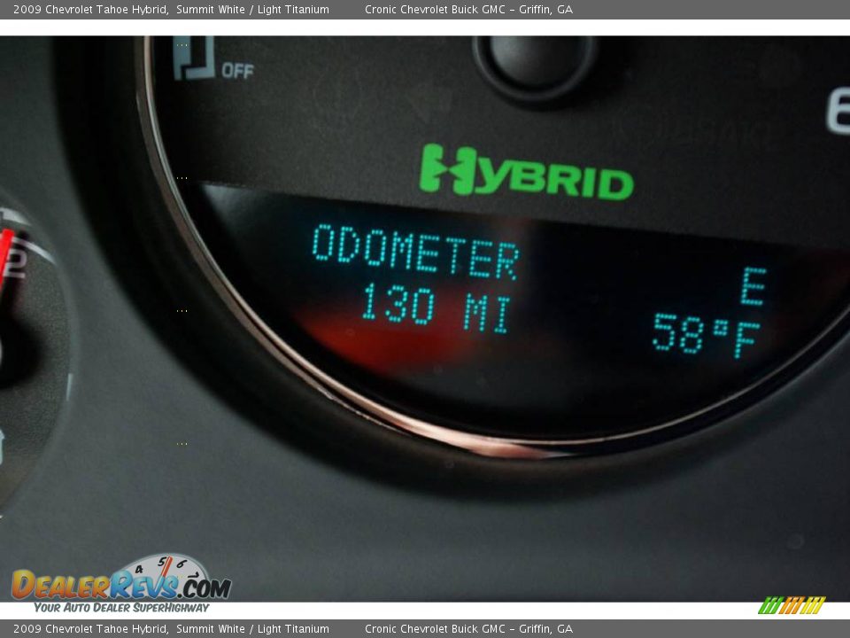 2009 Chevrolet Tahoe Hybrid Summit White / Light Titanium Photo #23
