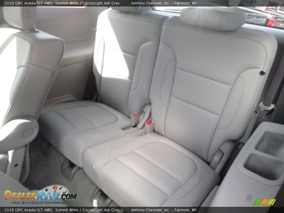 2018 GMC Acadia SLT AWD Summit White / Cocoa/Light Ash Gray Photo #13