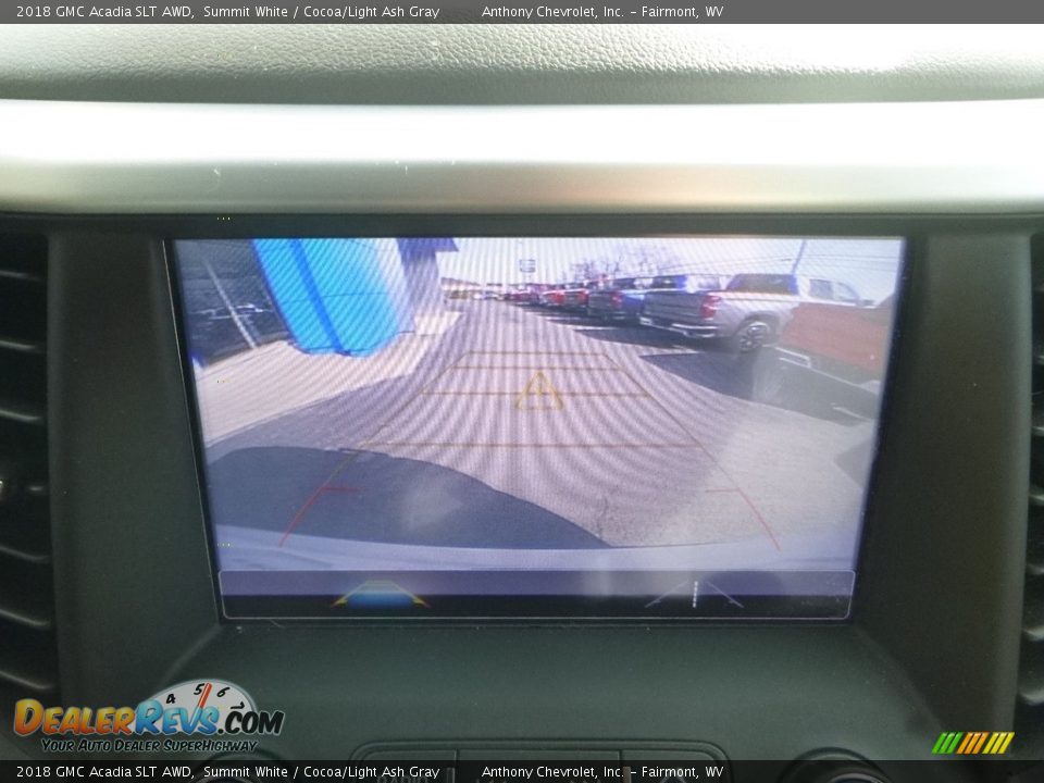 2018 GMC Acadia SLT AWD Summit White / Cocoa/Light Ash Gray Photo #18