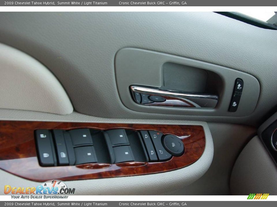 2009 Chevrolet Tahoe Hybrid Summit White / Light Titanium Photo #27