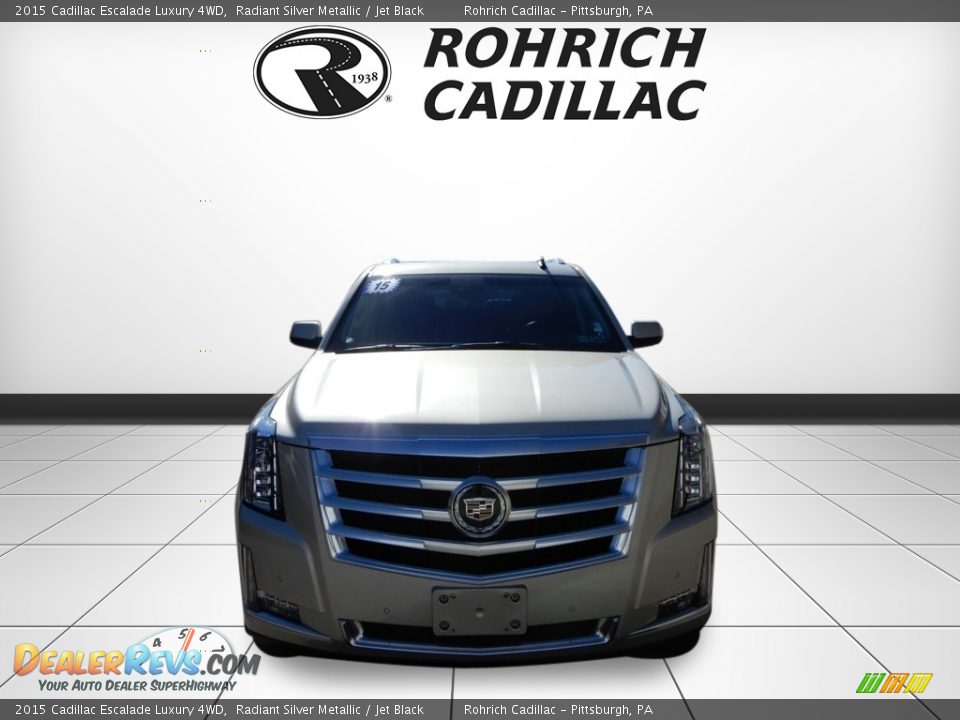 2015 Cadillac Escalade Luxury 4WD Radiant Silver Metallic / Jet Black Photo #8