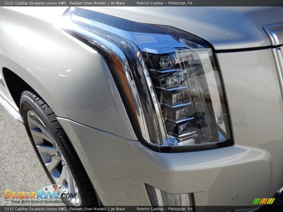 2015 Cadillac Escalade Luxury 4WD Radiant Silver Metallic / Jet Black Photo #10
