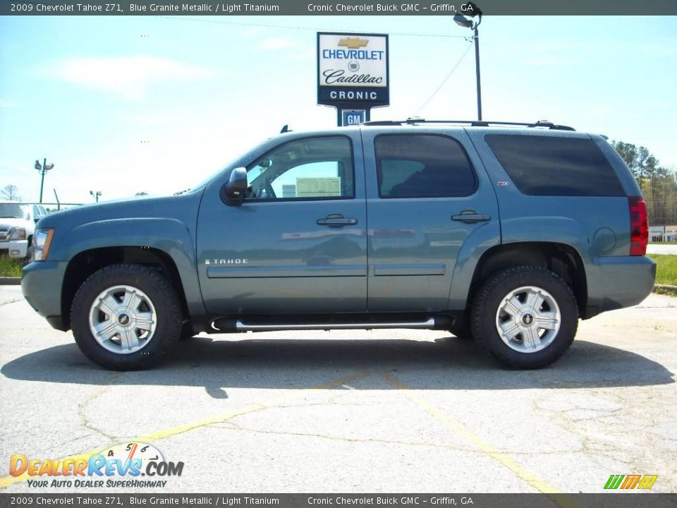 2009 Chevrolet Tahoe Z71 Blue Granite Metallic / Light Titanium Photo #1