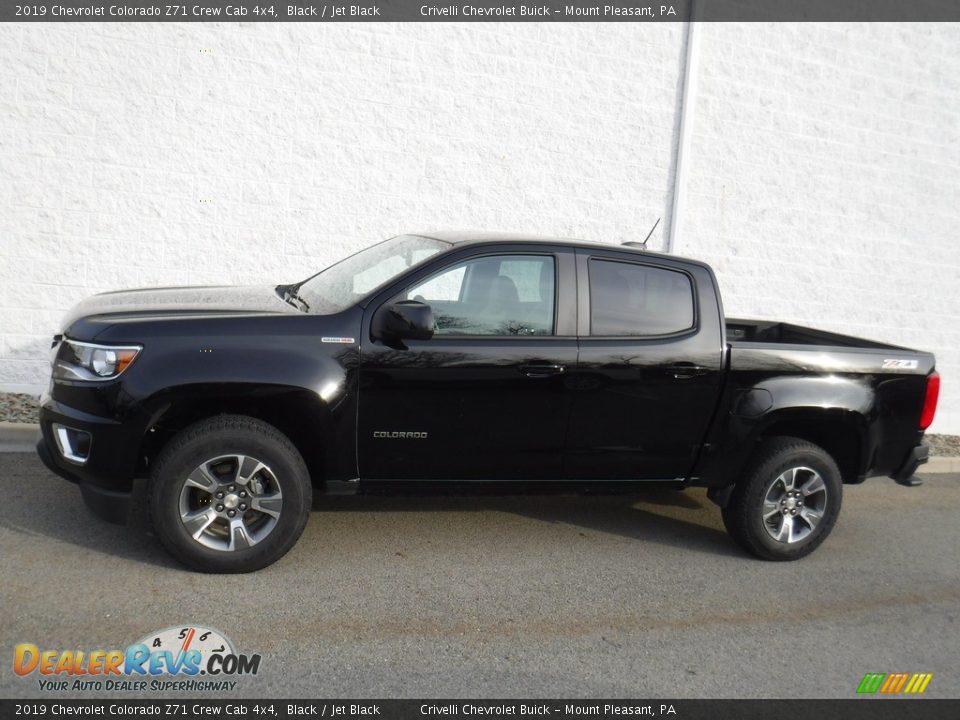 Black 2019 Chevrolet Colorado Z71 Crew Cab 4x4 Photo #3