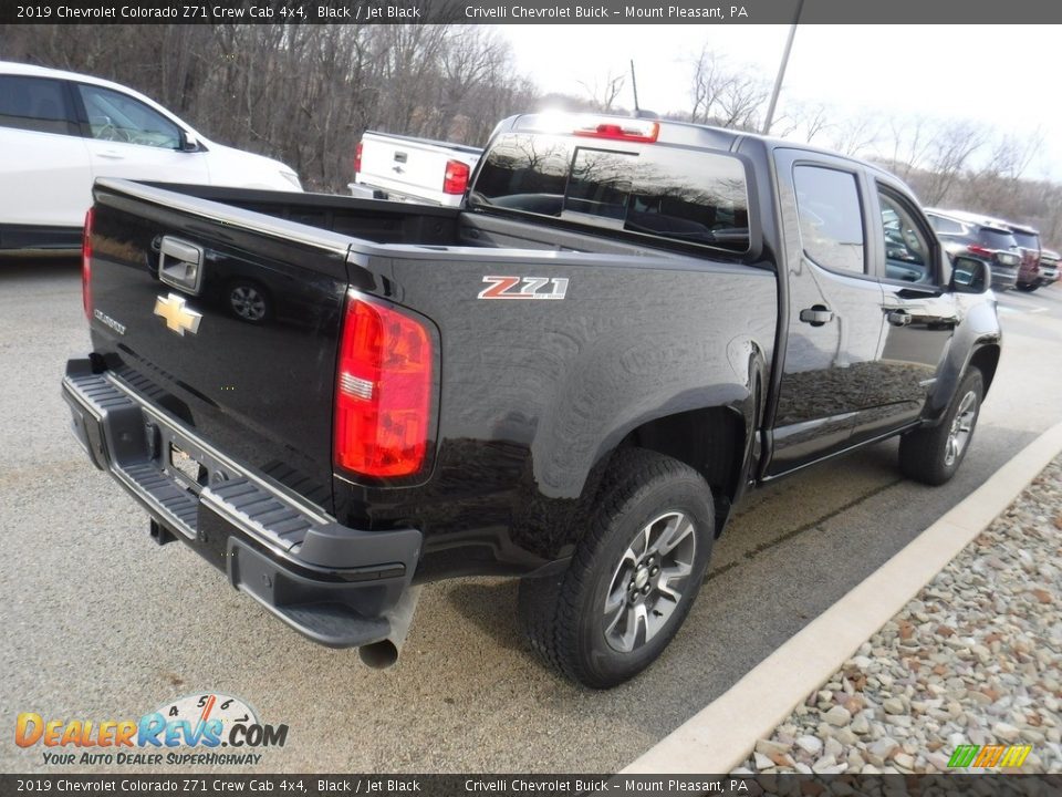 2019 Chevrolet Colorado Z71 Crew Cab 4x4 Black / Jet Black Photo #8