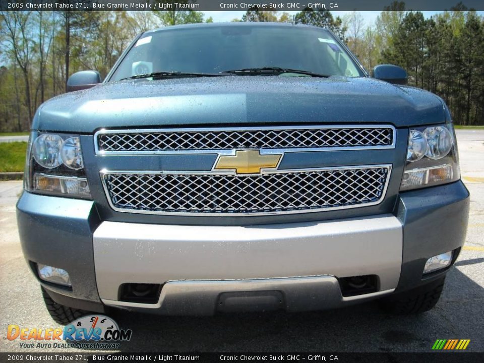 2009 Chevrolet Tahoe Z71 Blue Granite Metallic / Light Titanium Photo #3