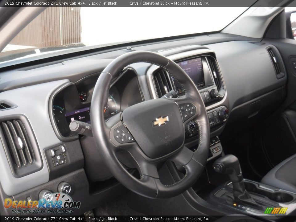 2019 Chevrolet Colorado Z71 Crew Cab 4x4 Black / Jet Black Photo #15