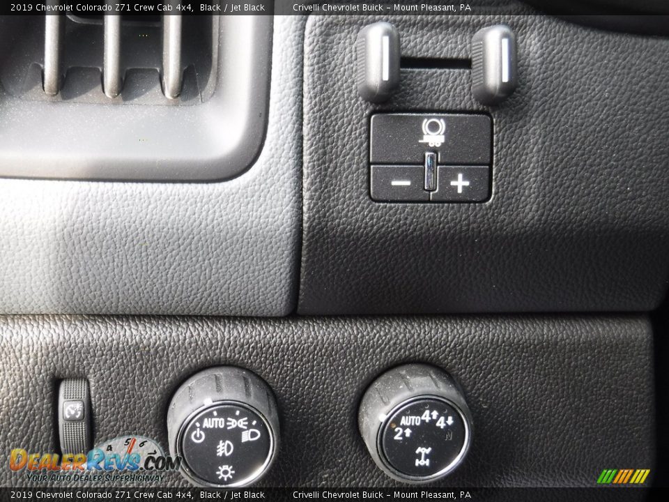 2019 Chevrolet Colorado Z71 Crew Cab 4x4 Black / Jet Black Photo #16