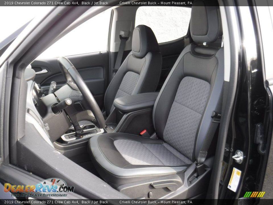 Jet Black Interior - 2019 Chevrolet Colorado Z71 Crew Cab 4x4 Photo #17