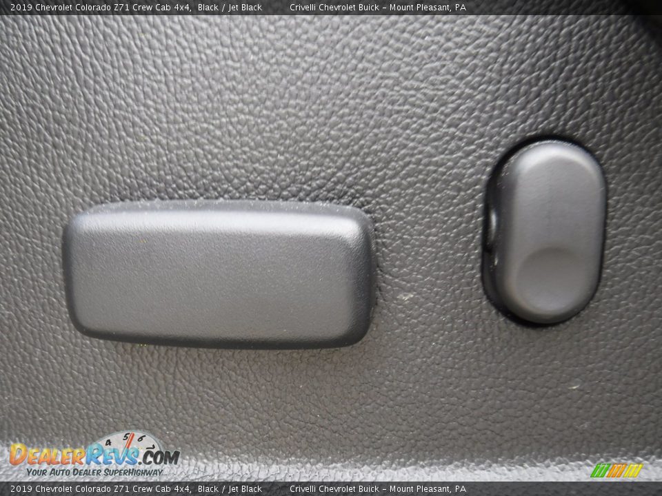 2019 Chevrolet Colorado Z71 Crew Cab 4x4 Black / Jet Black Photo #18