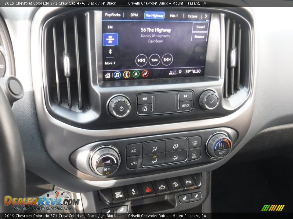 2019 Chevrolet Colorado Z71 Crew Cab 4x4 Black / Jet Black Photo #21