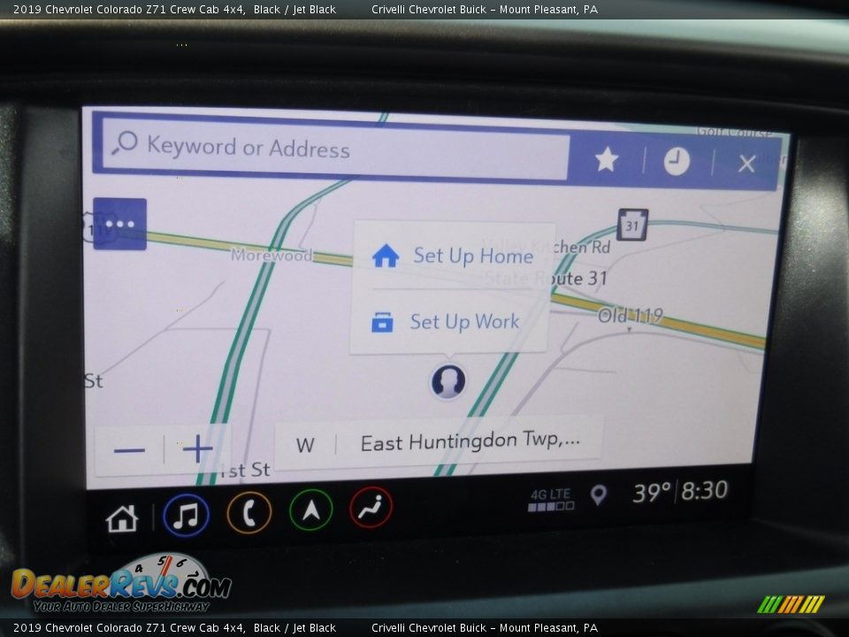 Navigation of 2019 Chevrolet Colorado Z71 Crew Cab 4x4 Photo #22