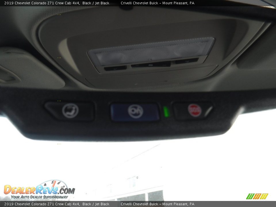 2019 Chevrolet Colorado Z71 Crew Cab 4x4 Black / Jet Black Photo #26