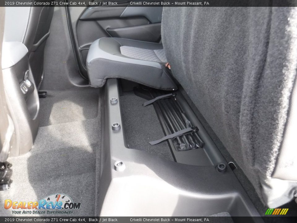 Rear Seat of 2019 Chevrolet Colorado Z71 Crew Cab 4x4 Photo #30