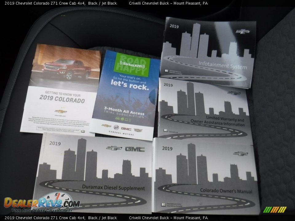 2019 Chevrolet Colorado Z71 Crew Cab 4x4 Black / Jet Black Photo #31