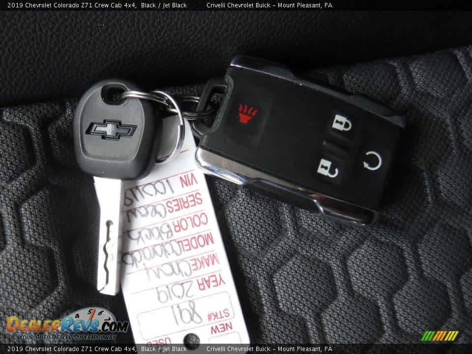 Keys of 2019 Chevrolet Colorado Z71 Crew Cab 4x4 Photo #32