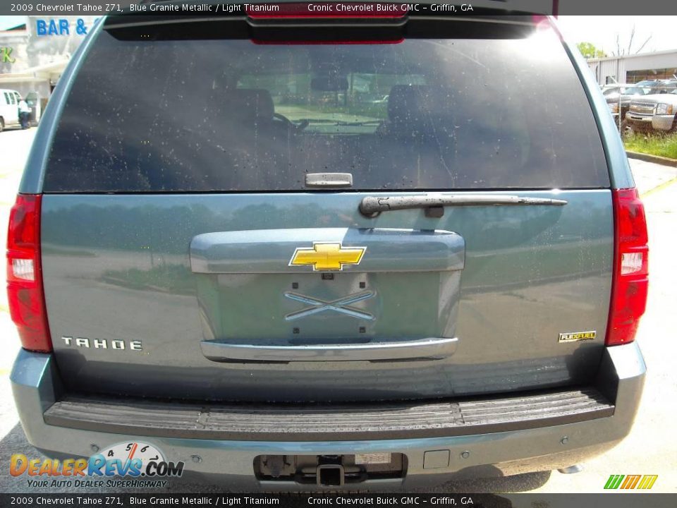2009 Chevrolet Tahoe Z71 Blue Granite Metallic / Light Titanium Photo #7