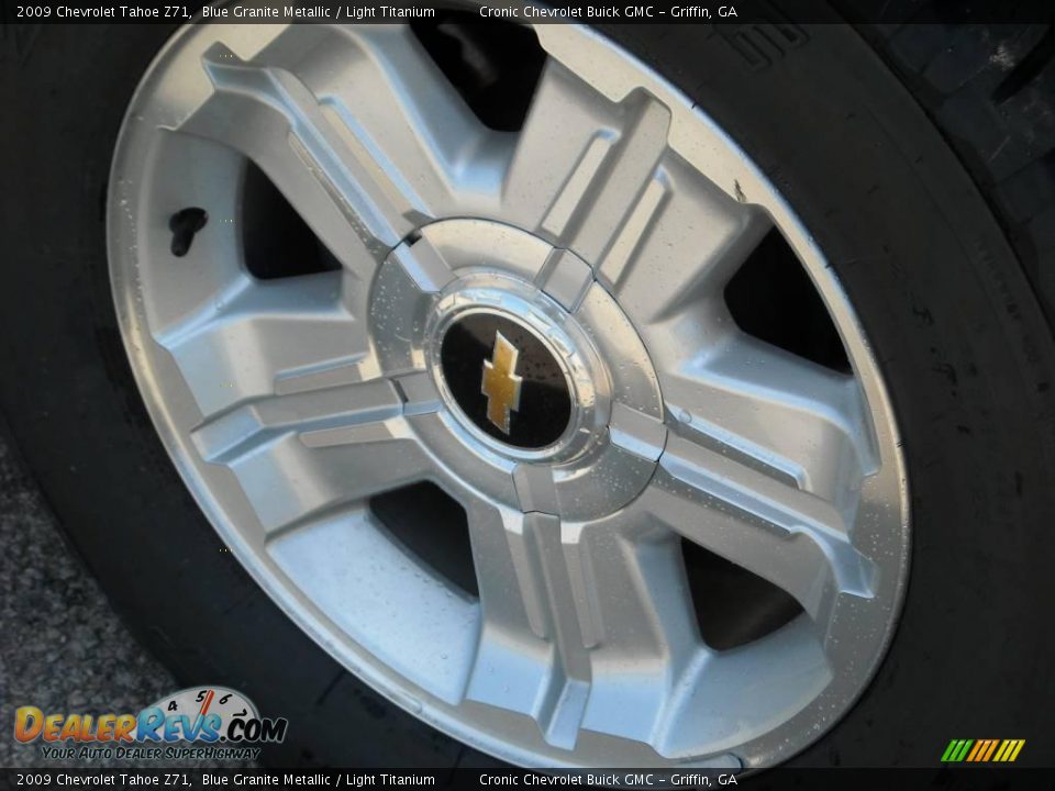 2009 Chevrolet Tahoe Z71 Blue Granite Metallic / Light Titanium Photo #9