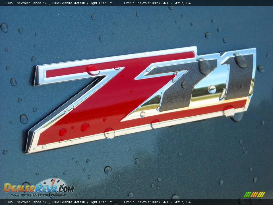 2009 Chevrolet Tahoe Z71 Blue Granite Metallic / Light Titanium Photo #10