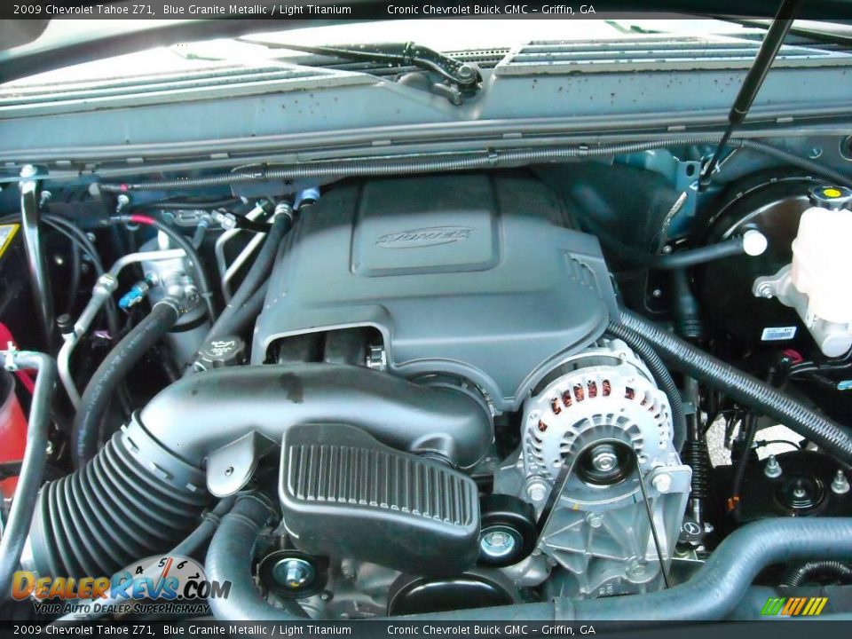 2009 Chevrolet Tahoe Z71 Blue Granite Metallic / Light Titanium Photo #14