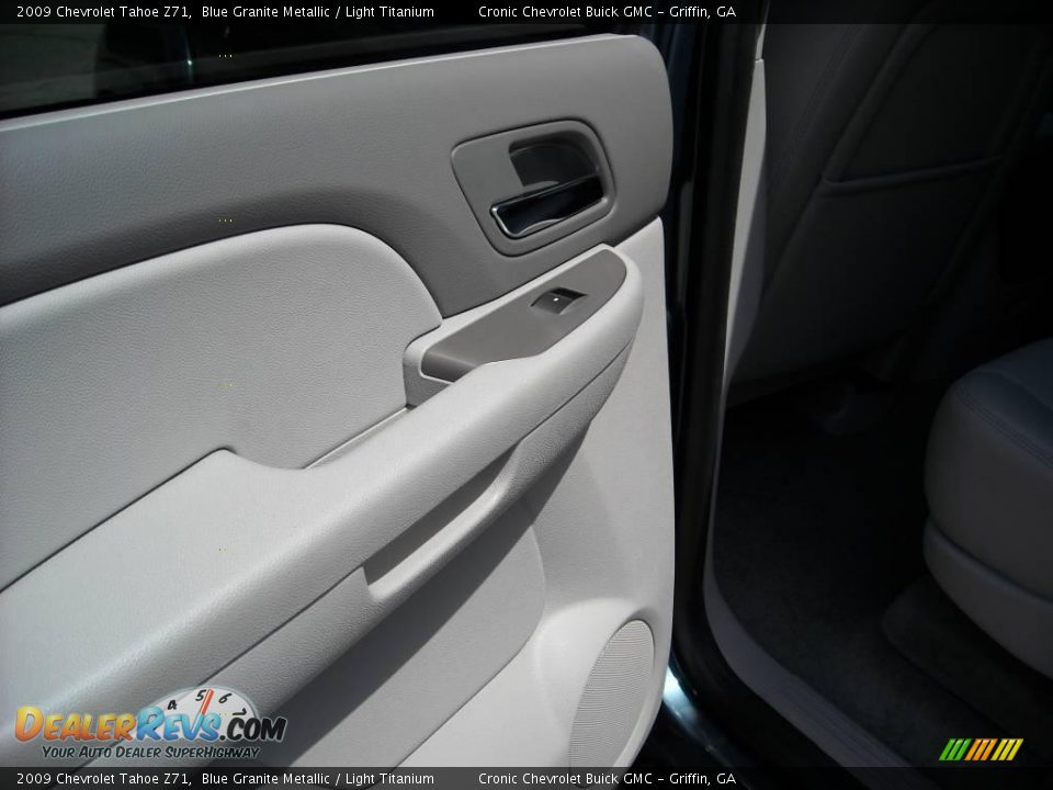 2009 Chevrolet Tahoe Z71 Blue Granite Metallic / Light Titanium Photo #18