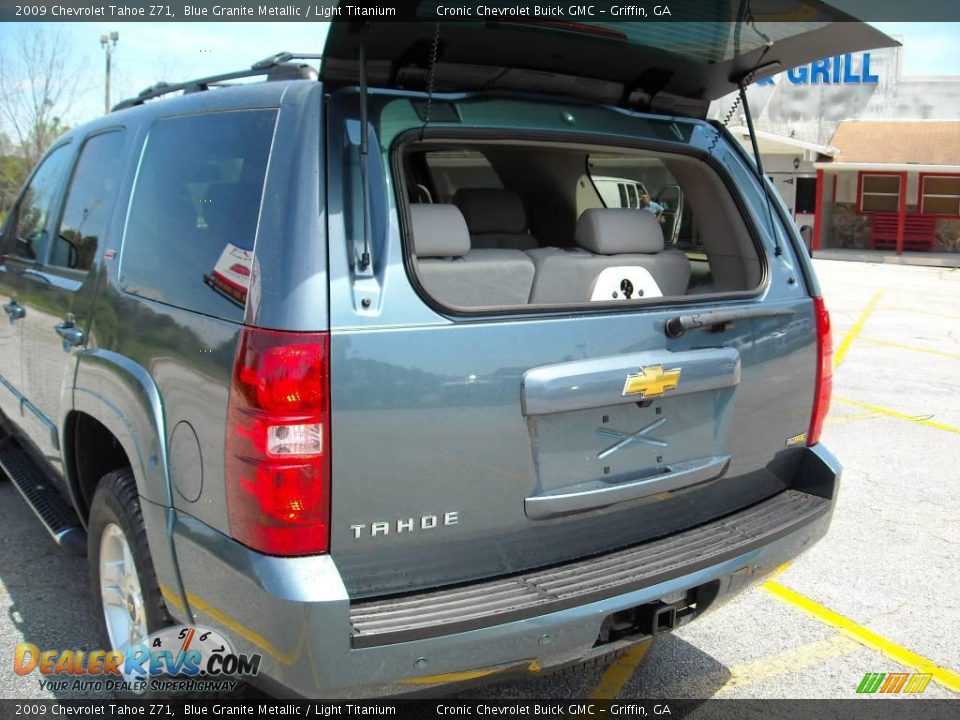 2009 Chevrolet Tahoe Z71 Blue Granite Metallic / Light Titanium Photo #19