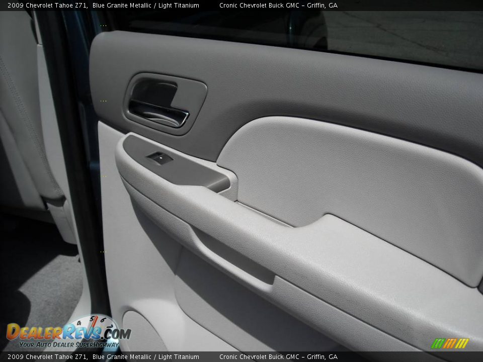 2009 Chevrolet Tahoe Z71 Blue Granite Metallic / Light Titanium Photo #22