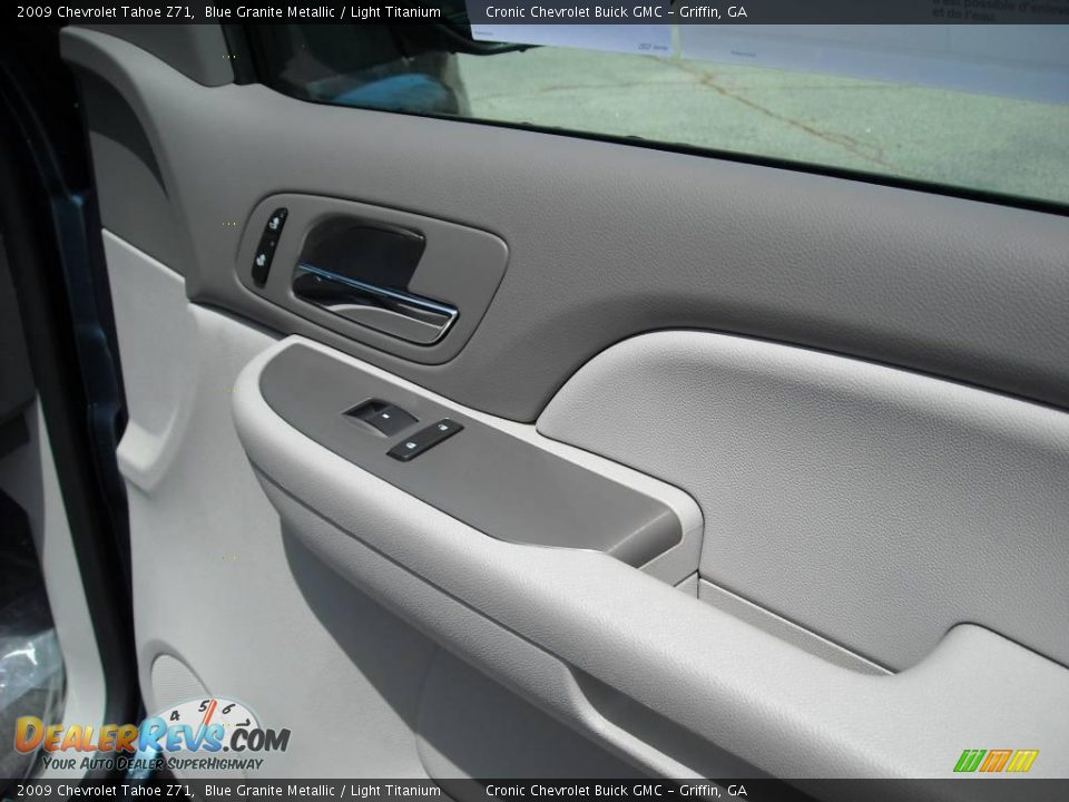 2009 Chevrolet Tahoe Z71 Blue Granite Metallic / Light Titanium Photo #25