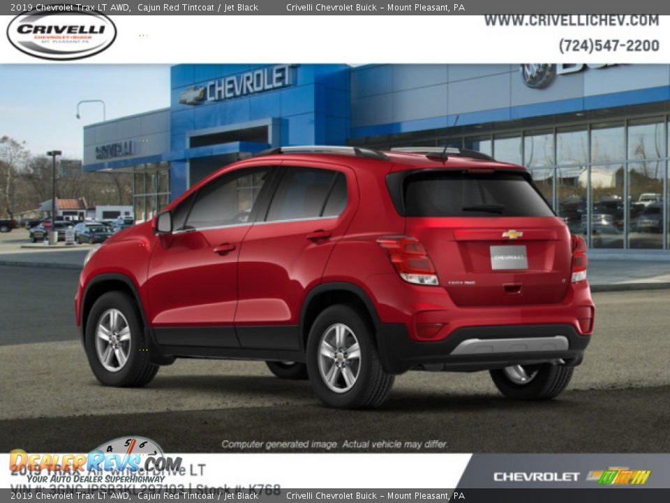 2019 Chevrolet Trax LT AWD Cajun Red Tintcoat / Jet Black Photo #3