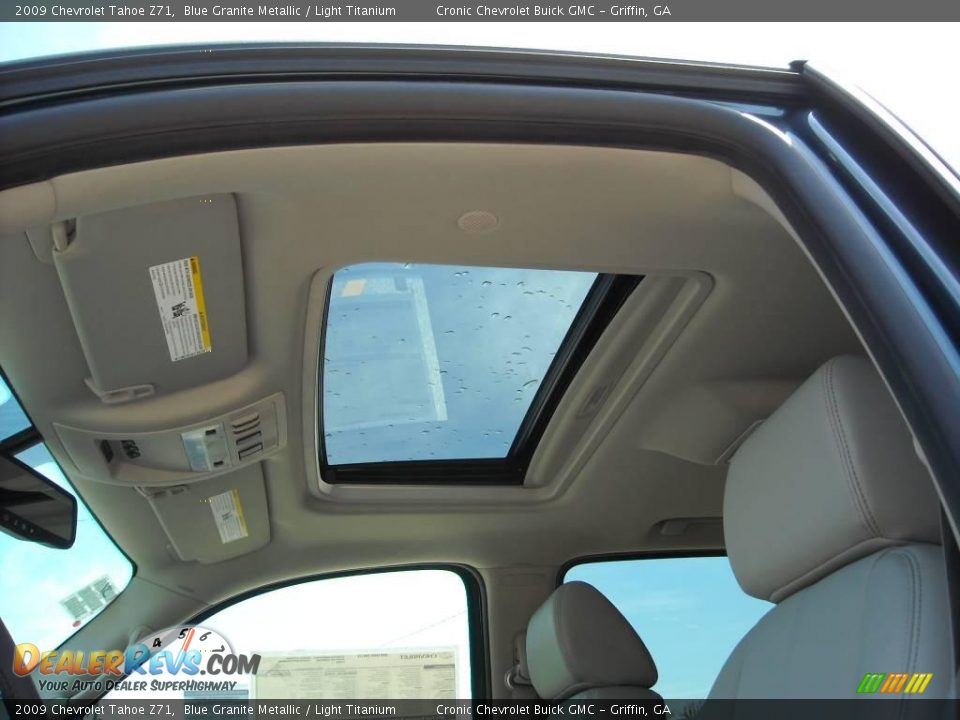 2009 Chevrolet Tahoe Z71 Blue Granite Metallic / Light Titanium Photo #29