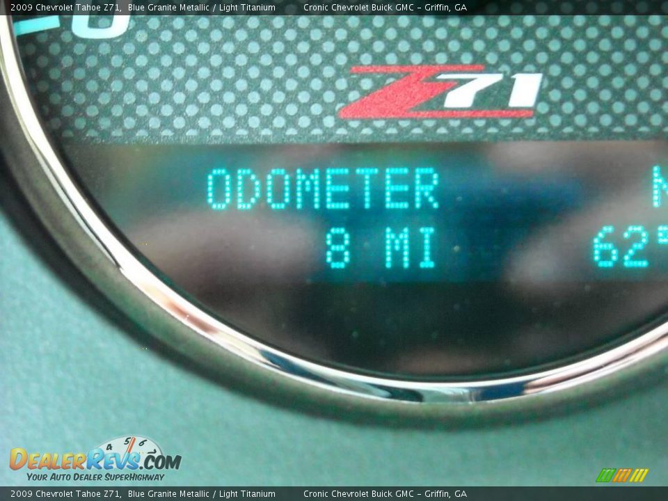 2009 Chevrolet Tahoe Z71 Blue Granite Metallic / Light Titanium Photo #31