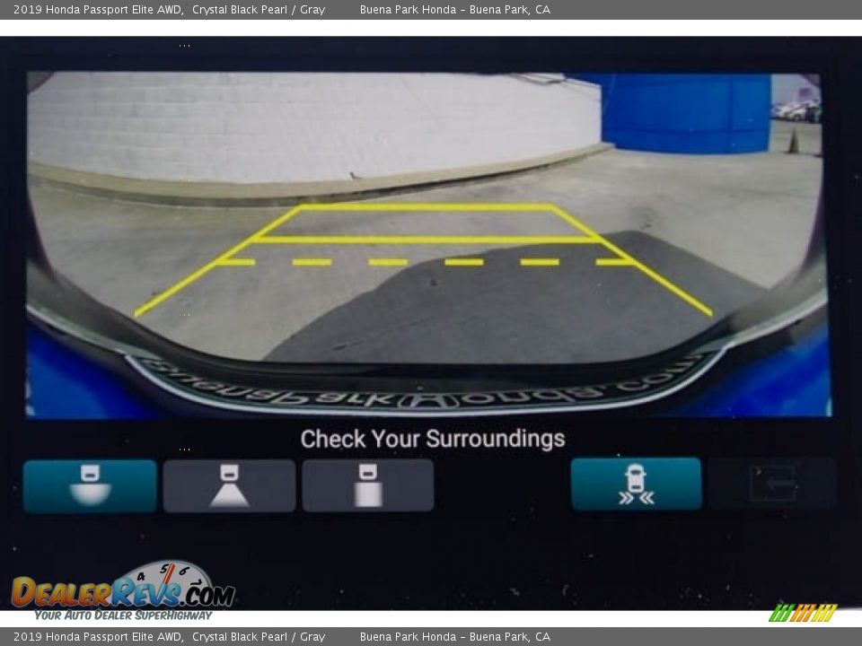2019 Honda Passport Elite AWD Crystal Black Pearl / Gray Photo #14
