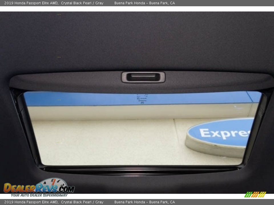 2019 Honda Passport Elite AWD Crystal Black Pearl / Gray Photo #25