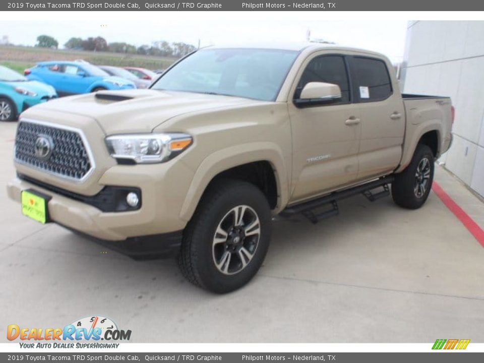 2019 Toyota Tacoma TRD Sport Double Cab Quicksand / TRD Graphite Photo #4