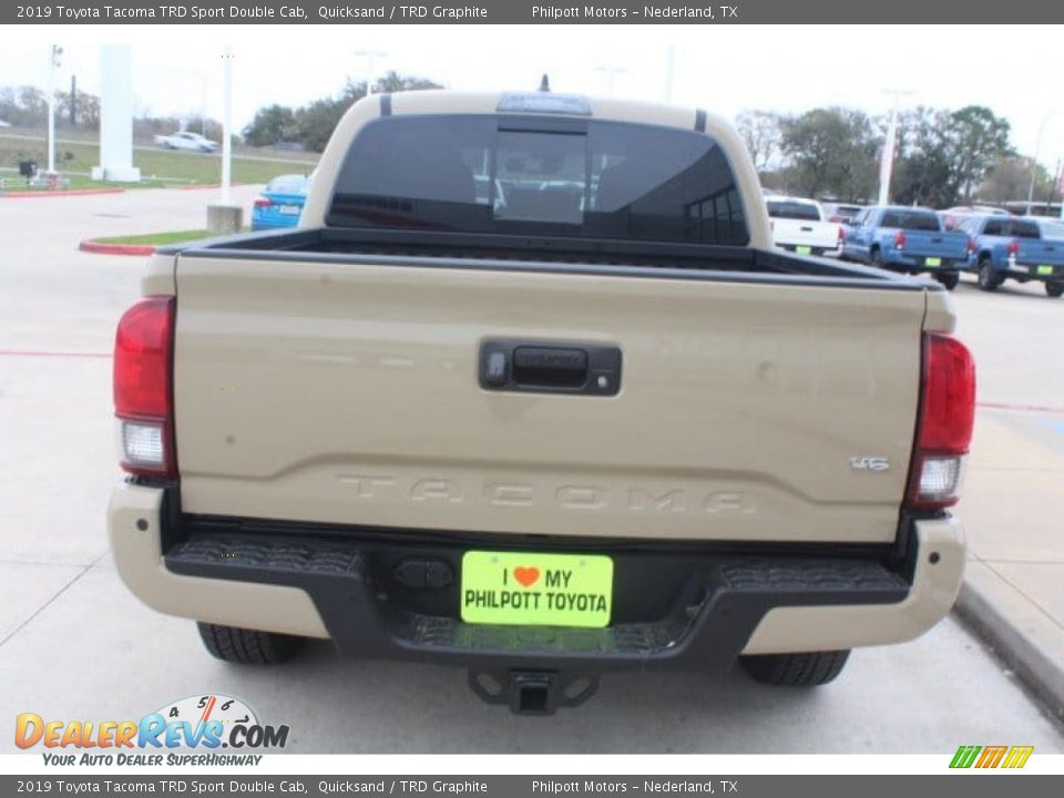 2019 Toyota Tacoma TRD Sport Double Cab Quicksand / TRD Graphite Photo #7