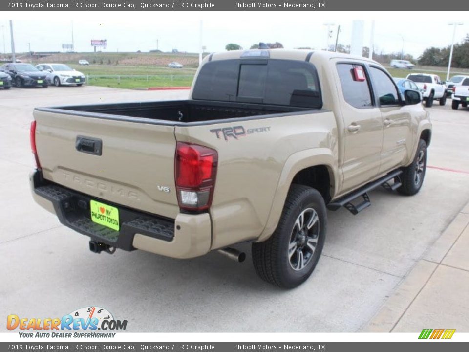 2019 Toyota Tacoma TRD Sport Double Cab Quicksand / TRD Graphite Photo #8