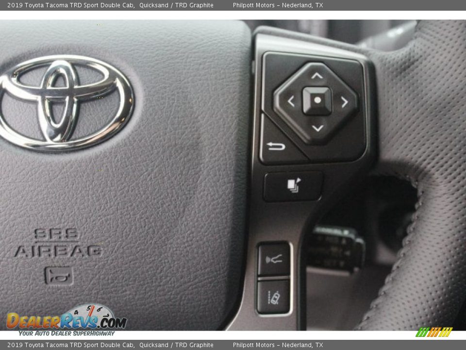 2019 Toyota Tacoma TRD Sport Double Cab Steering Wheel Photo #16