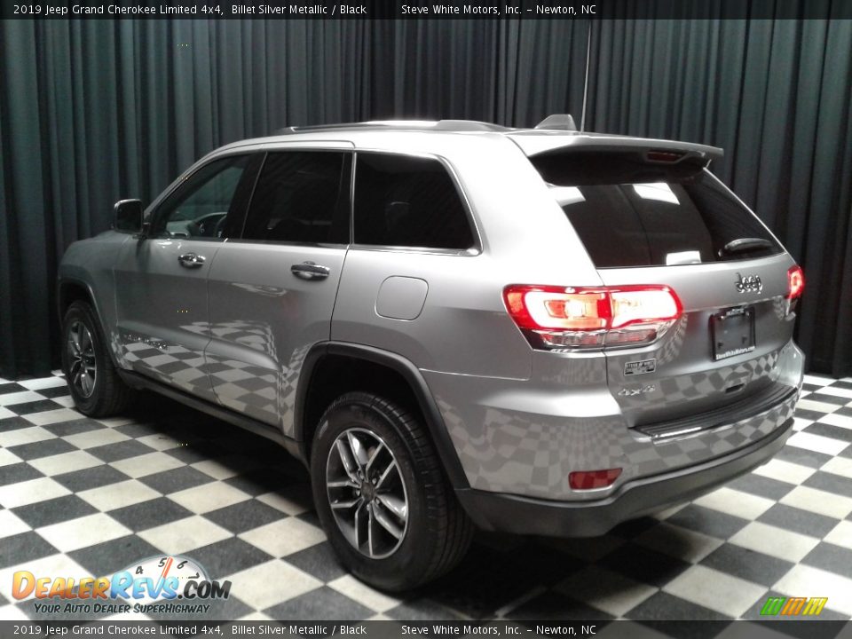 2019 Jeep Grand Cherokee Limited 4x4 Billet Silver Metallic / Black Photo #8