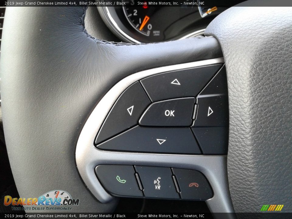 2019 Jeep Grand Cherokee Limited 4x4 Billet Silver Metallic / Black Photo #18