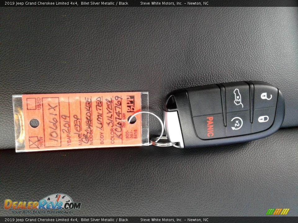 2019 Jeep Grand Cherokee Limited 4x4 Billet Silver Metallic / Black Photo #35