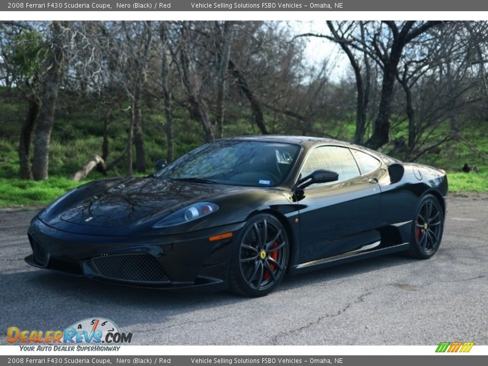 2008 Ferrari F430 Scuderia Coupe Nero (Black) / Red Photo #1