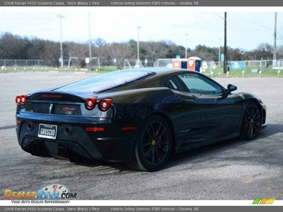 2008 Ferrari F430 Scuderia Coupe Nero (Black) / Red Photo #9