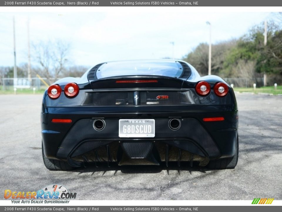 2008 Ferrari F430 Scuderia Coupe Nero (Black) / Red Photo #10