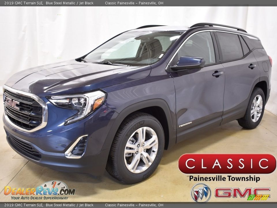 2019 GMC Terrain SLE Blue Steel Metallic / Jet Black Photo #1