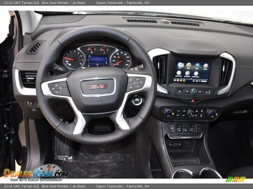 2019 GMC Terrain SLE Blue Steel Metallic / Jet Black Photo #8