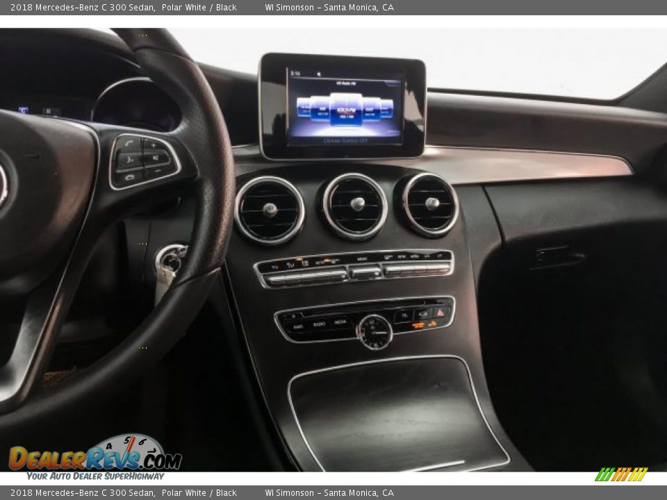 2018 Mercedes-Benz C 300 Sedan Polar White / Black Photo #5