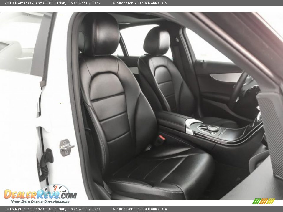 2018 Mercedes-Benz C 300 Sedan Polar White / Black Photo #6