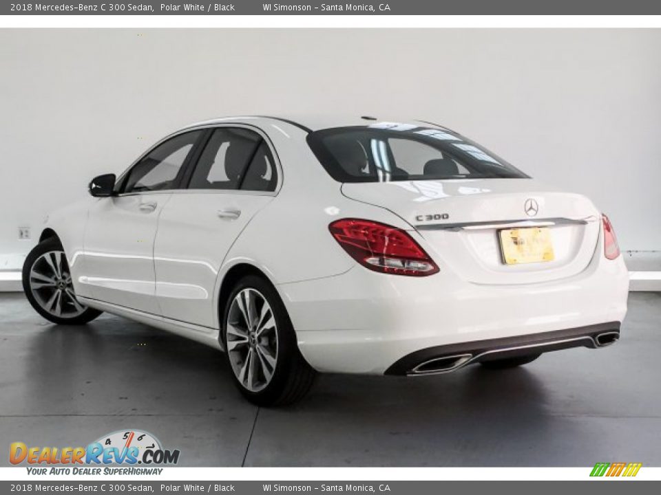 2018 Mercedes-Benz C 300 Sedan Polar White / Black Photo #10