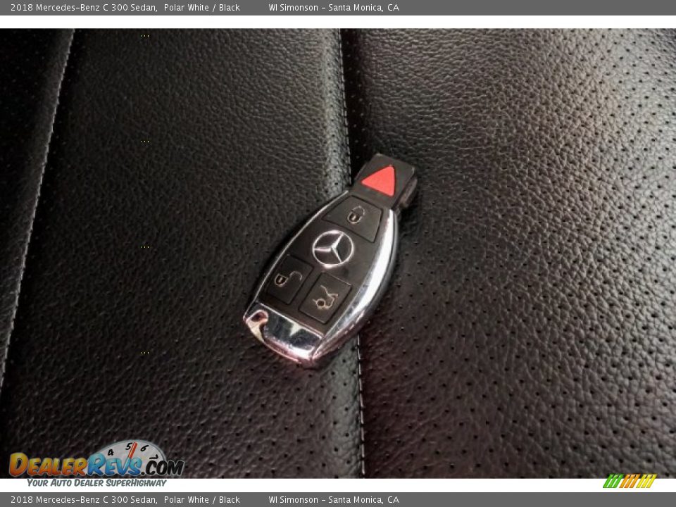 2018 Mercedes-Benz C 300 Sedan Polar White / Black Photo #11