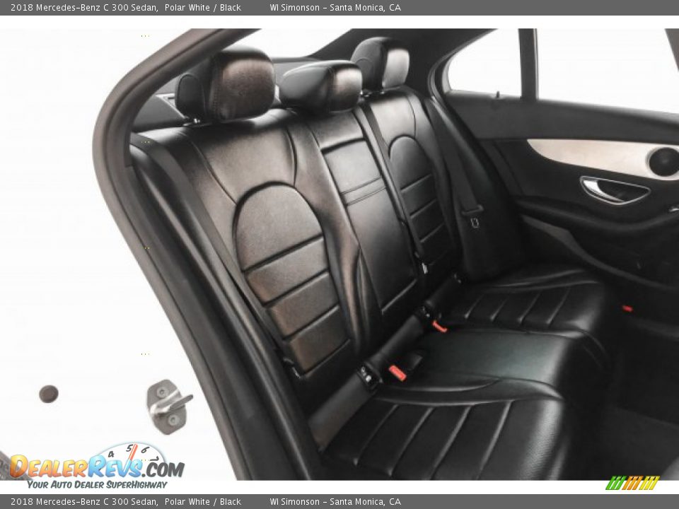 2018 Mercedes-Benz C 300 Sedan Polar White / Black Photo #13